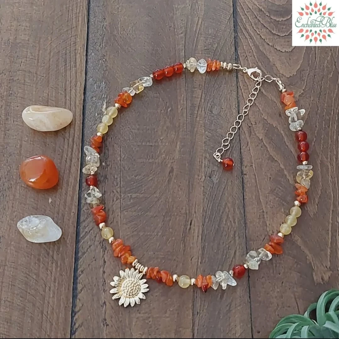 Citrine, Carnelian,