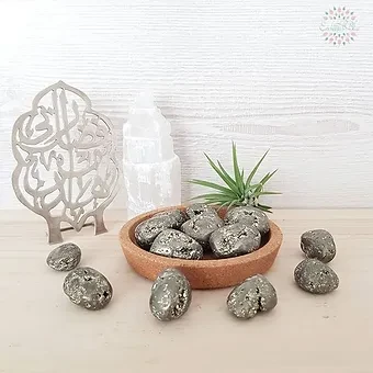 Pyrite Tumbled Stones