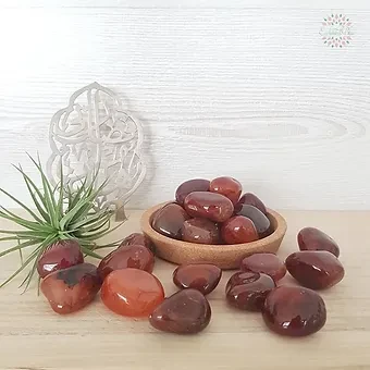 Yemeni Carnelian Agate Tumbled Stones