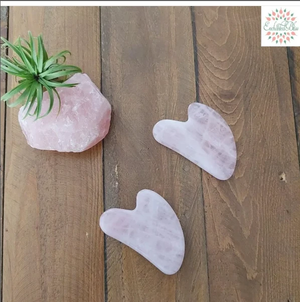 Look Years Younger by Using our Rose Quartz Facial Gua Sha Tool