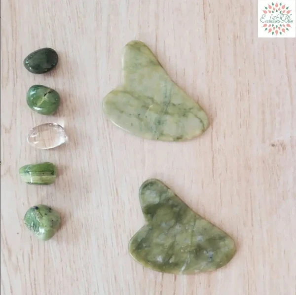 Green Jade Facial massage Gua Sha